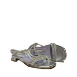 ALBANO SANDALO 3249 METAL ARGENTO STRASS CRISTAL