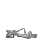 ALBANO SANDALO 3249 METAL ARGENTO STRASS CRISTAL