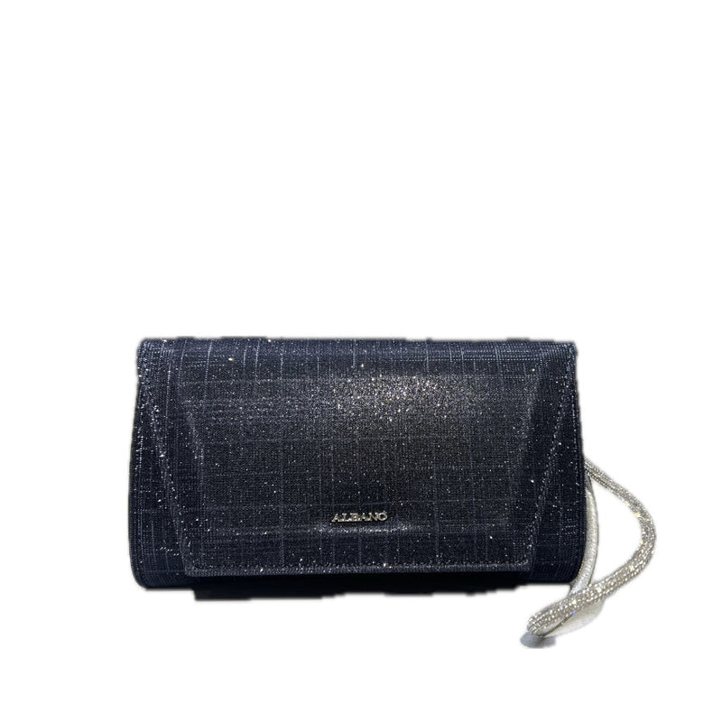 ALBANO POCHETTE A1010/16 BLU STRASS CRISTAL