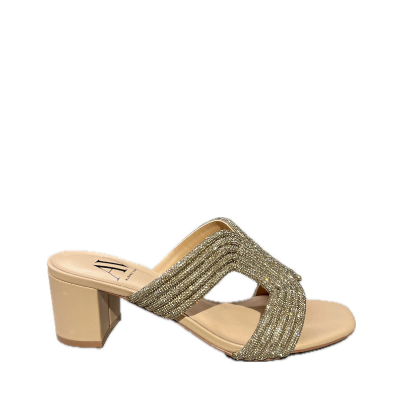 ALBANO VANITY CIABATTA CON TACCO AV6826 SOFT NUDE