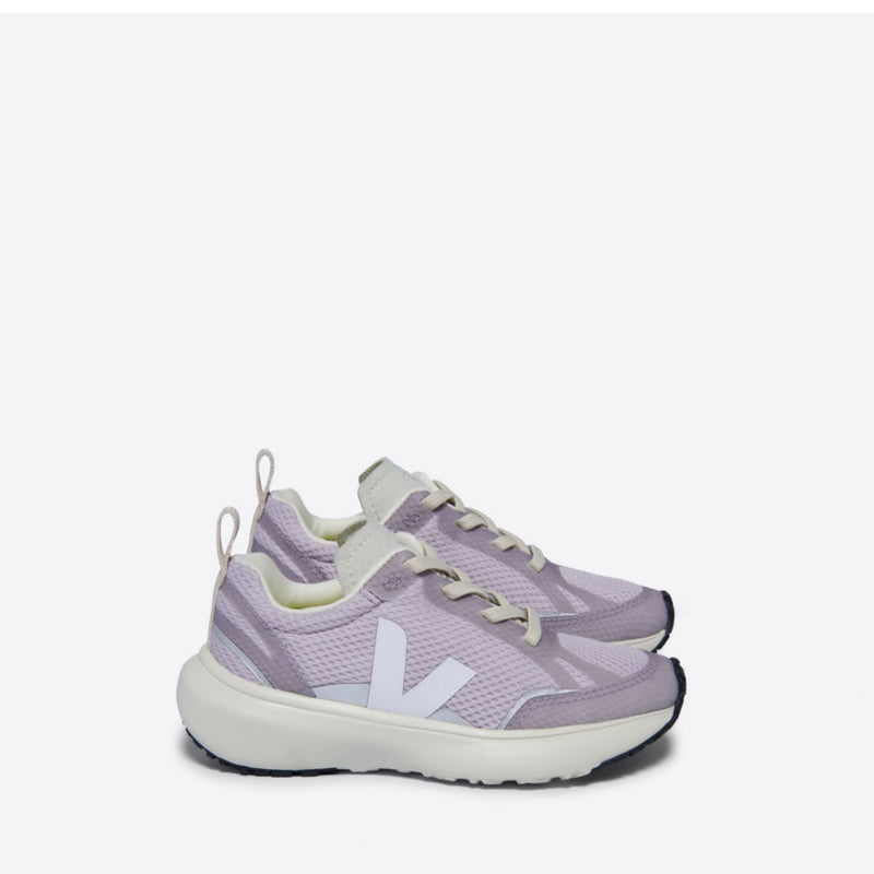 VEJA SNEAKERS SMALL CANARY LIGHT YL1803630C ALVEOMESH LILLA-BIANCO