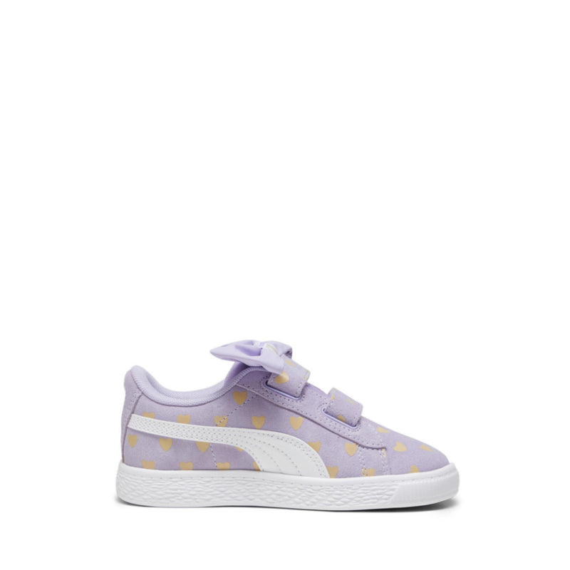 PUMA SNEAKERS 389615 SUEDE CLASSIC LF BOW VINF VIOLA-BIANCO FIOCCO