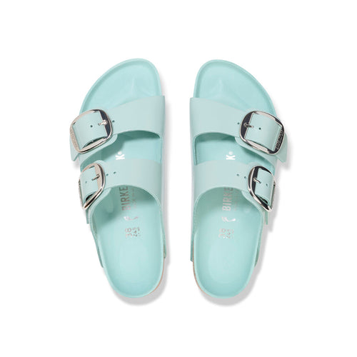 BIRKENSTOCK SANDALO ARIZONA BIG BUCKLE SHINE 1026495 VERNICE VERDE
