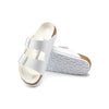 BIRKENSTOCK SANDALO ARIZONA TRIPLES 1019046 BIANCO