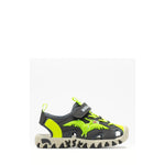 BULL BOYS SANDALO DNCL5052B00 GR01 PTERODATTILO GRIGIO SCURO-VERDE
