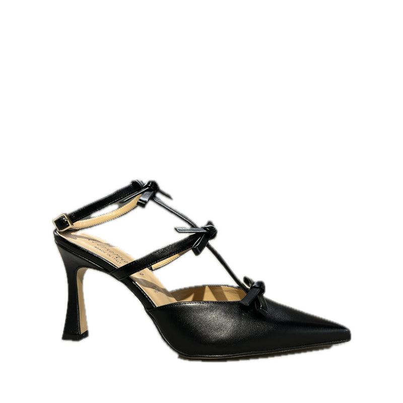 ALTRAMAREA CHANEL TACCO E FIOCCHI 5763F PELLE NERO