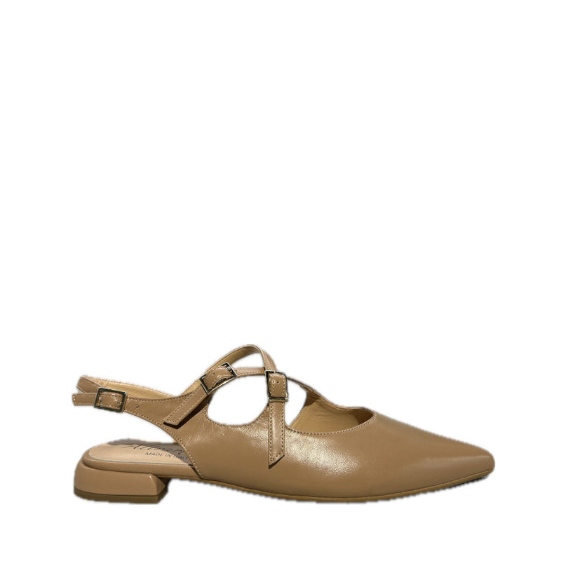 ALTRAMAREA CHANEL BASSO CON INCROCIO 12222 NAPPA TEAK