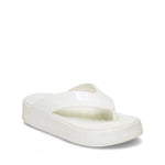 CROCS CIABATTA GETAWAY PLATFORM PATENT FLIP W 211478-0WV CHALK BIANCO