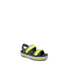 CROCS SANDALO CROCBAND CRUISER SANDAL T 209424-1NJ GRIGIO SCURO-VERDE ACIDO