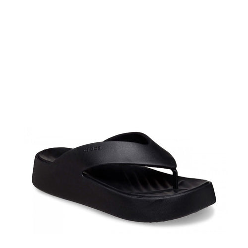 CROCS CIABATTA GETAWAY PLATFORM FLIP W 209410-001 NERO