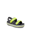 CROCS SANDALO CROCBAND CRUISER SANDAL K 209423-1NJ GRIGIO SCURO-VERDE ACIDO