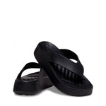 CROCS CIABATTA GETAWAY PLATFORM FLIP W 209410-001 NERO