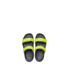CROCS SANDALO CROCBAND CRUISER SANDAL K 209423-1NJ GRIGIO SCURO-VERDE ACIDO
