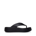 CROCS CIABATTA GETAWAY PLATFORM FLIP W 209410-001 NERO