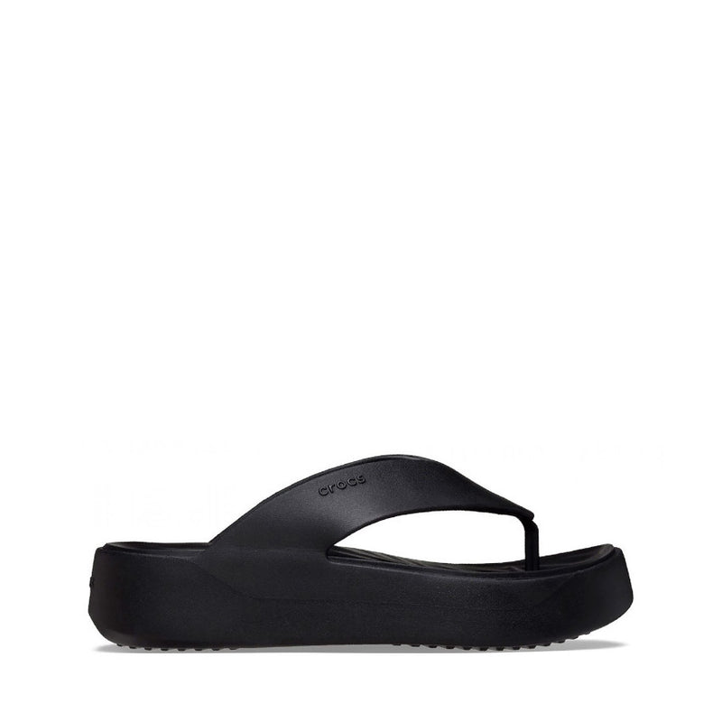 CROCS CIABATTA GETAWAY PLATFORM FLIP W 209410-001 NERO