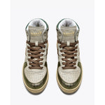 DIADORA HERITAGE SNEAKERS MI BASKET METAL PIGSKIN USED WN BEIGE