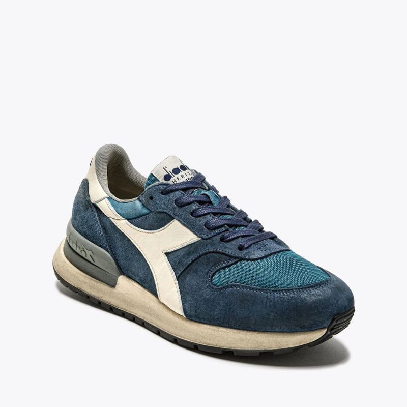 DIADORA HERITAGE SNEAKERS CONQUEST SUEDE SW BLU