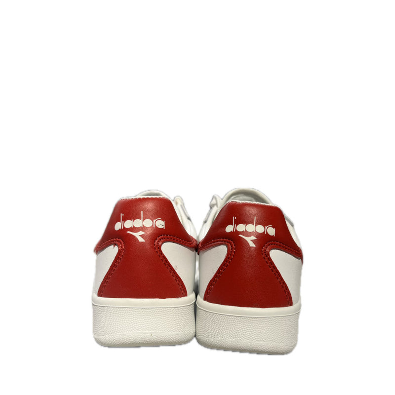 DIADORA SNEAKERS B. ELITE BIANCO-ROSSO