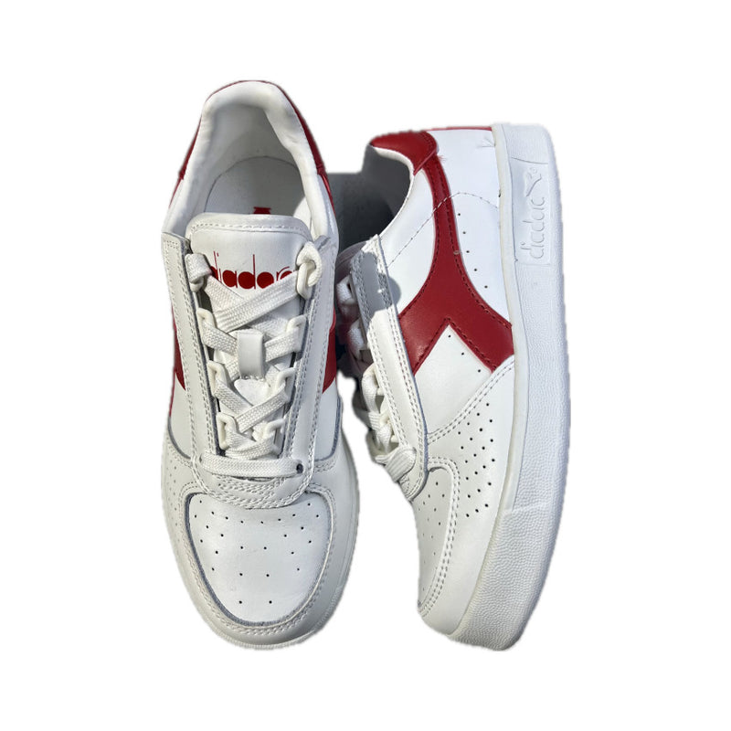 DIADORA SNEAKERS B. ELITE BIANCO-ROSSO