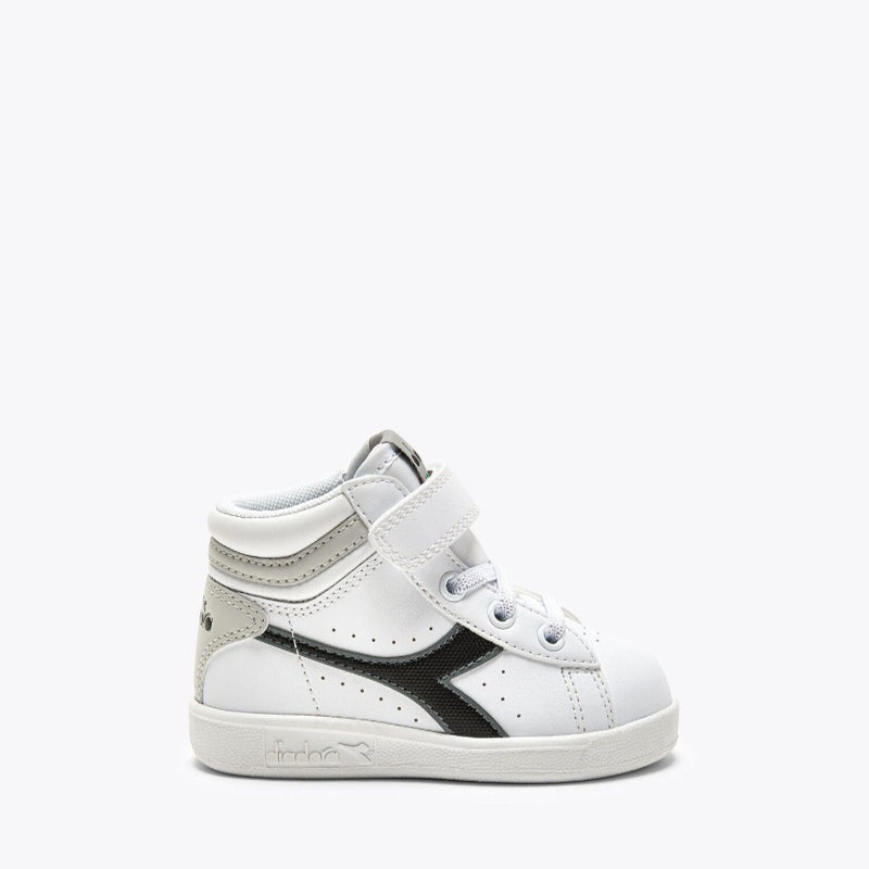 DIADORA SNEAKERS GAME P HIGH TD BIANCO-NERO-GRIGIO