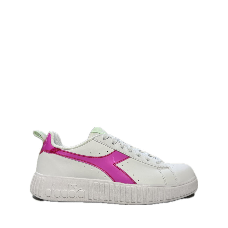 DIADORA SNEAKERS GAME P STEP LUCID BIANCO-ROSA