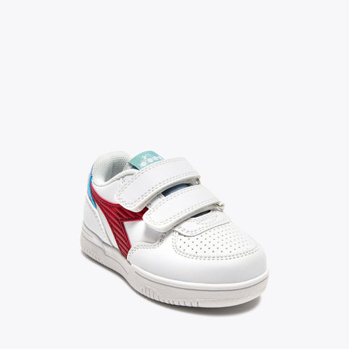 DIADORA SNEAKERS 101.182002 RAPTROR LOW STRIPE TD BIANCO-ROSSO-BLU