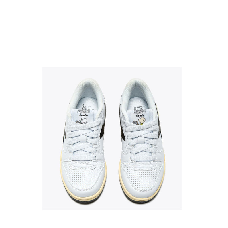 DIADORA SNEAKERS 501.181611 DEUCE PEANTUS PATCH PS BIANCO-NERO