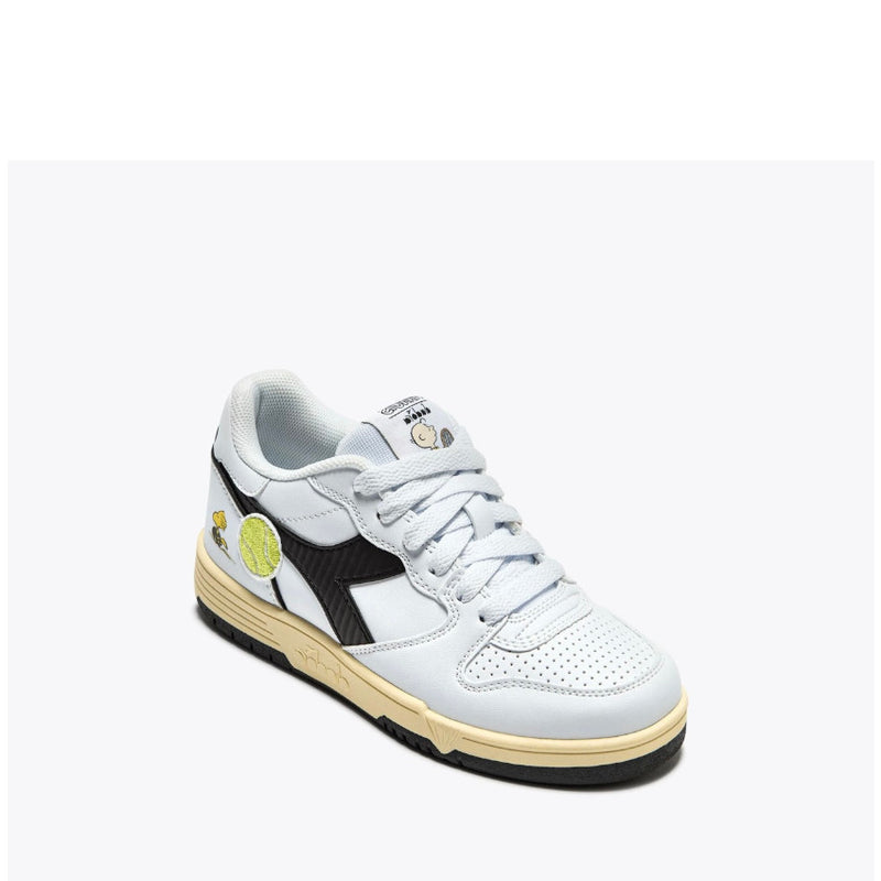 DIADORA SNEAKERS 501.181611 DEUCE PEANTUS PATCH PS BIANCO-NERO