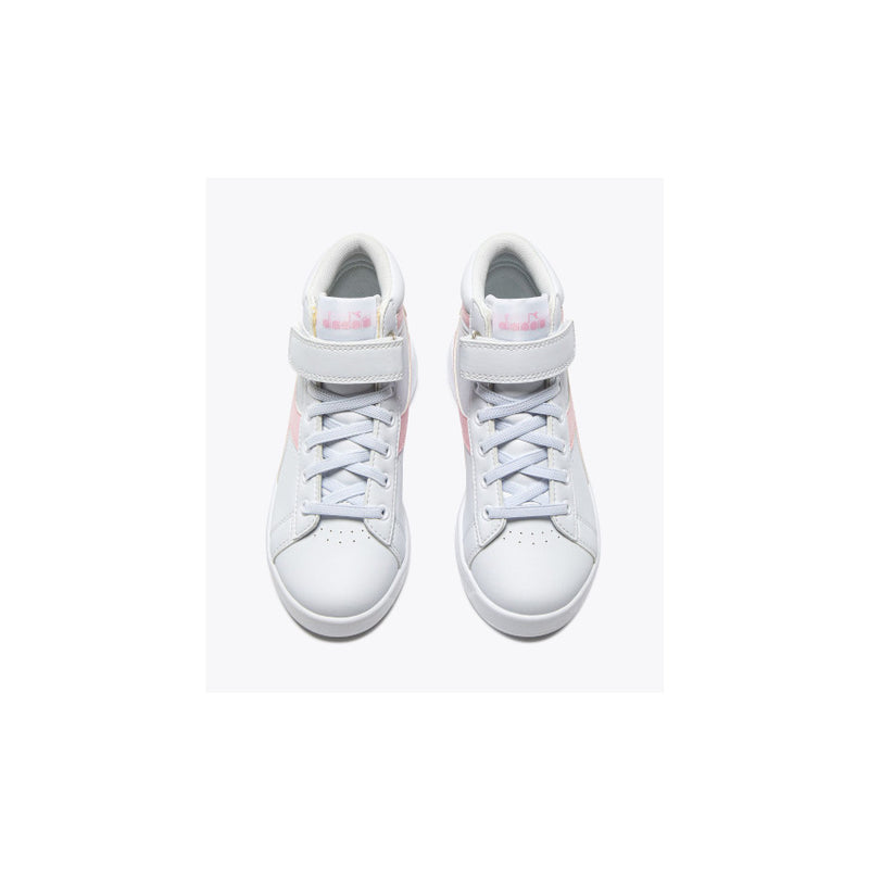 DIADORA SNEAKERS GAME P HIGH BALLET PS 101.182612 BIANCO-ROSA LADY