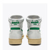 DIADORA HERITAGE SNEAKERS MI BASKET USED BIANCO-VERDE