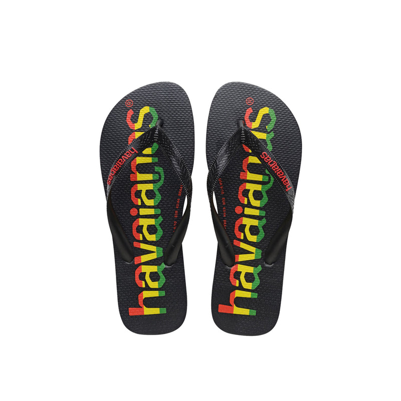 HAVAIANAS INFRADITO TOP LOGOMANIA 4144264.7652 BLACK/BLACK/RUBY