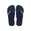 HAVAIANAS INFRADITO BRASIL LOGO 4110850.0555 NAVY BLUE