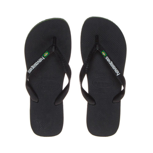 HAVAIANAS INFRADITO BRASIL LOGO 4110850.1069 PRETO BLACK