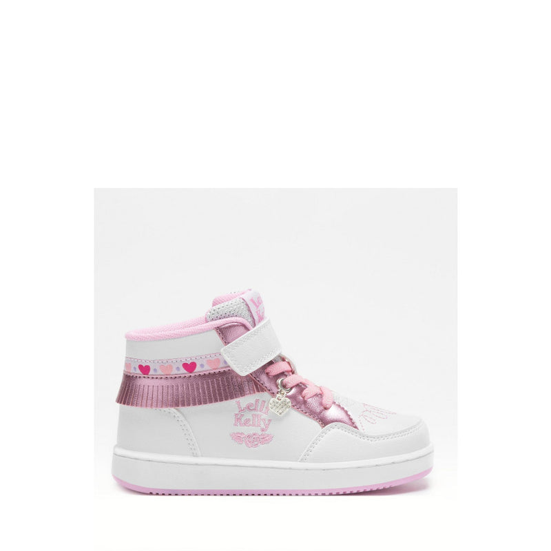 LELLI KELLY SNEAKERS ALTA LKAA8096A00 FRANGETTA MIX BIANCO-ROSA