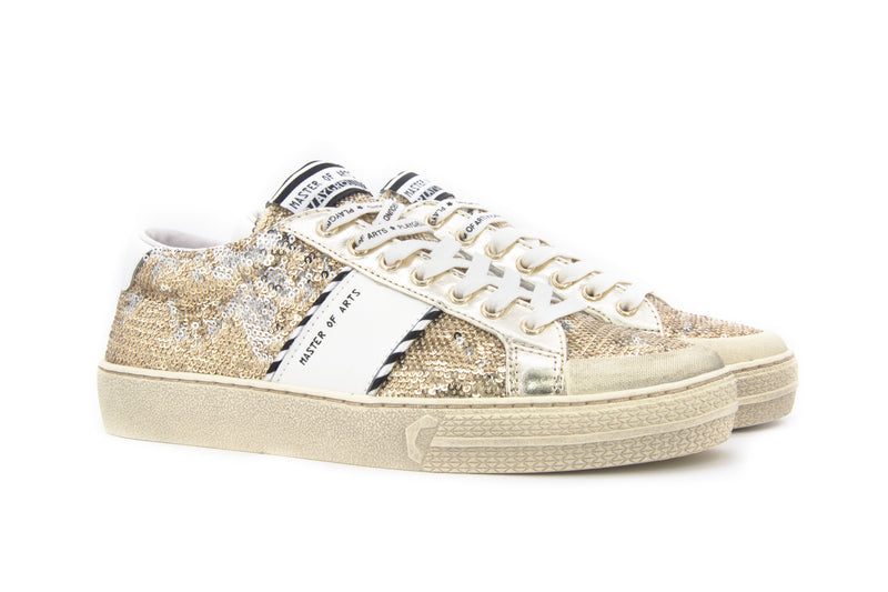 MOA SNEAKERS MP923 PLAYGROUND MASTER PARK PAILLETTES ORO