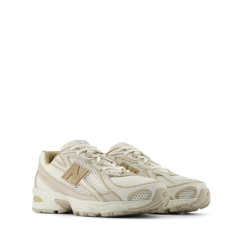 NEW BALANCE SNEAKERS U740IN2 BIANCO-BEIGE-GLITTER ORO