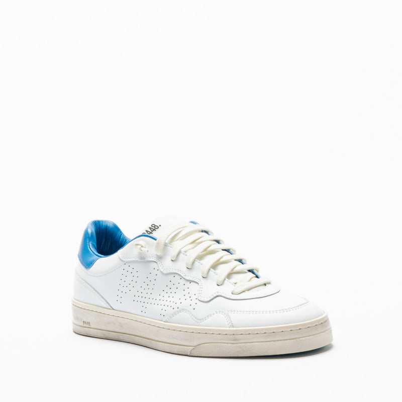 P448 SNEAKERS F23BALI-M BIANCO-CELESTE