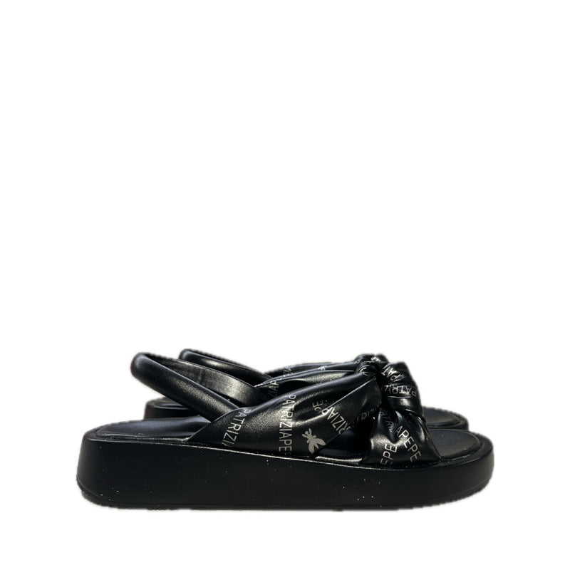PATRIZIA PEPE SANDALO PJ173.01 NODO NERO