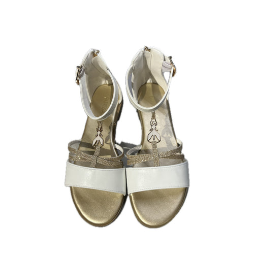PATRIZIA PEPE SANDALO PPJ293 BIANCO-PLATINO
