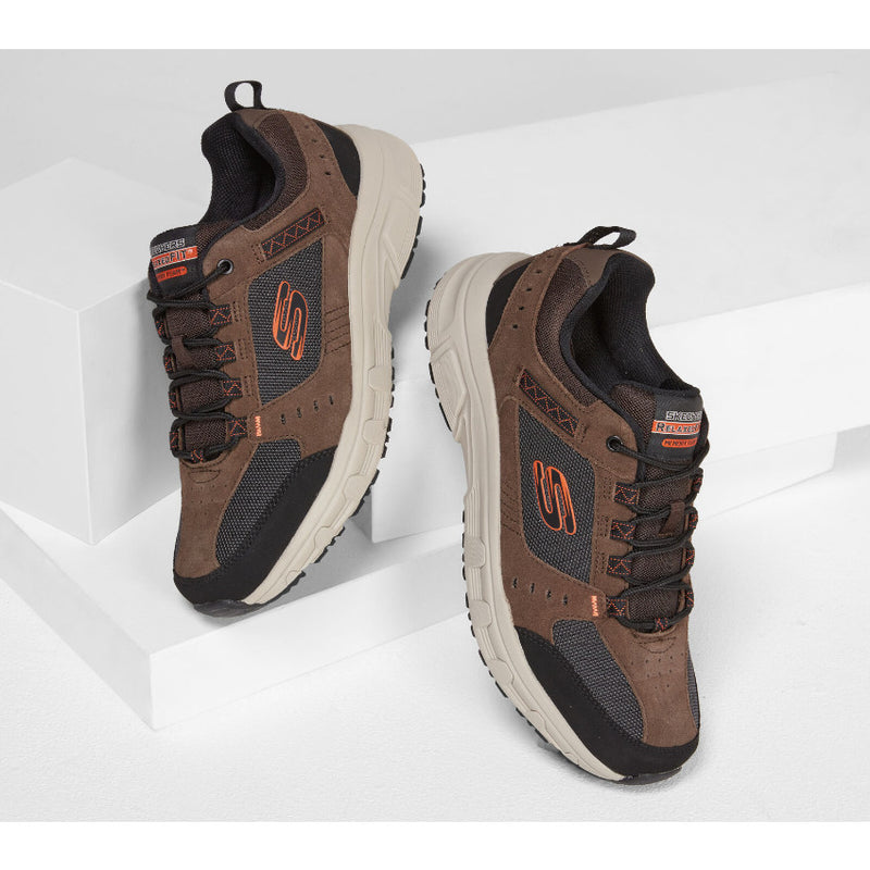 SKECHERS SNEAKERS 51893/CHBK OAK CANYON MARRONE-NERO