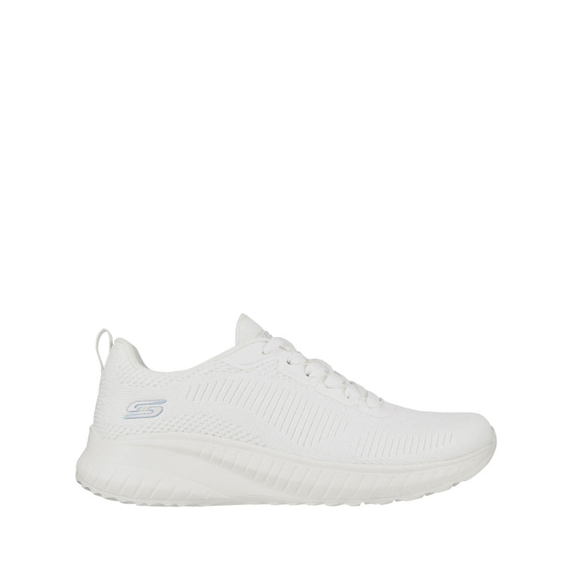 SKECHERS SNEAKERS BOBS SQUAD CHAOS-FACE OFF 117209 BIANCO