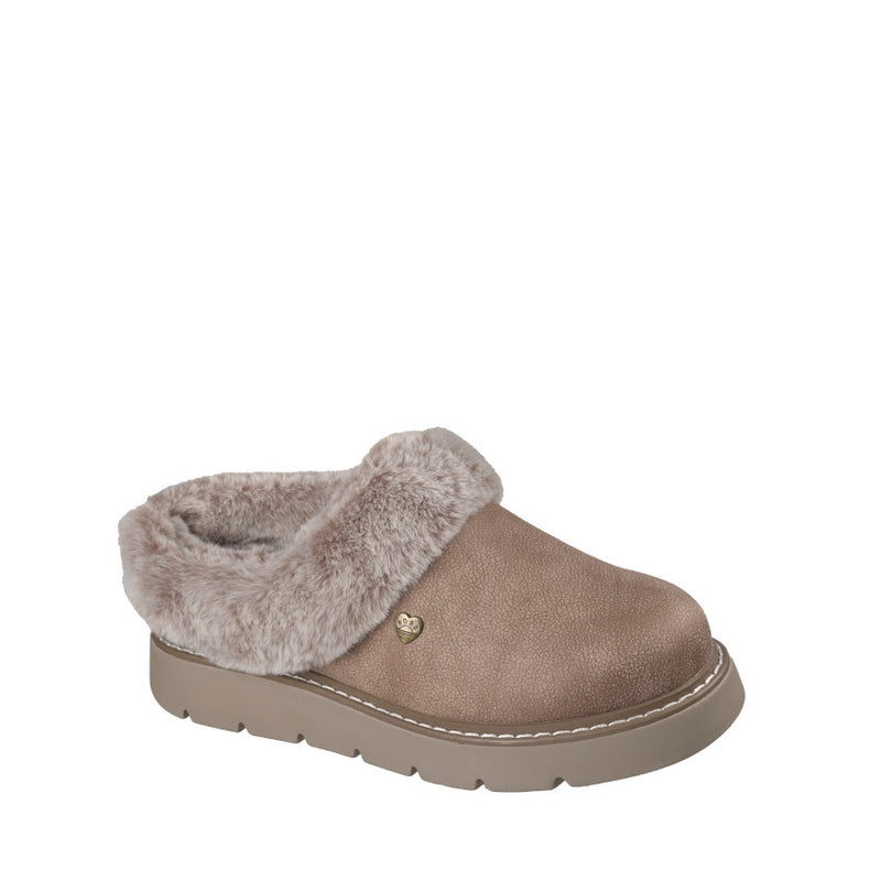 SKECHERS PANTOFOLA KEEPSAKES LITE-COZY BLEND 114762 TAUPE