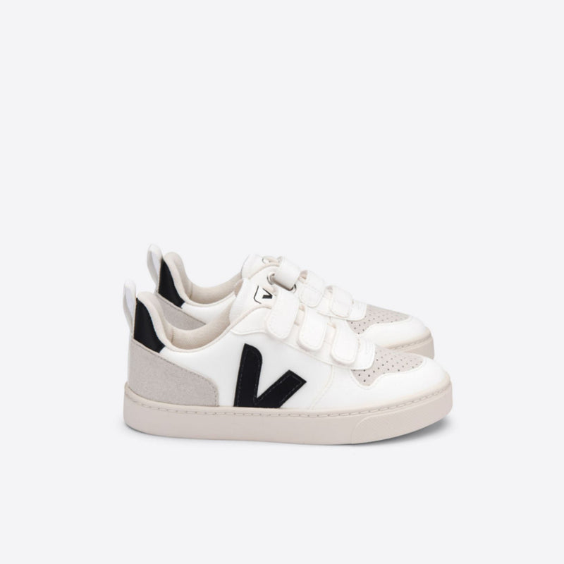 VEJA SNEAKERS SMALL V-10 CWL CV0702565C BIANCO-NERO