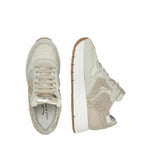 VOILE BLANCHE SNEAKERS MARAN POWER SUEDE/WOOL ICE-ECRU