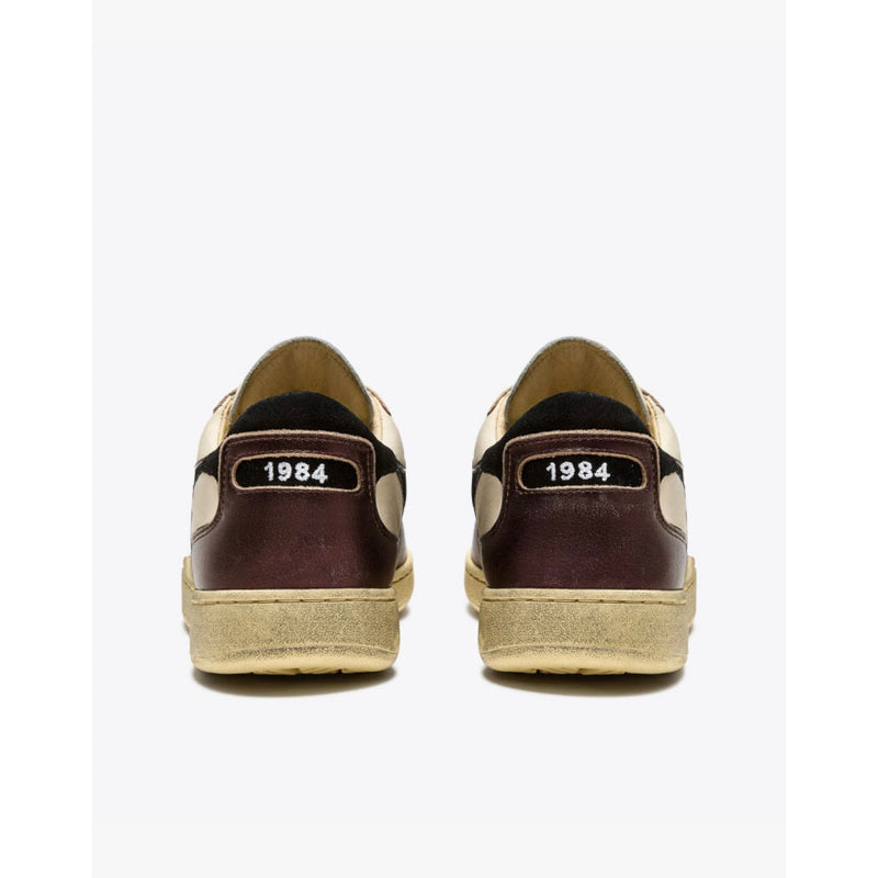 DIADORA HERITAGE SNEAKERS MI BASKET LOW METALLIC DIRTY 201.179034 BEIGE