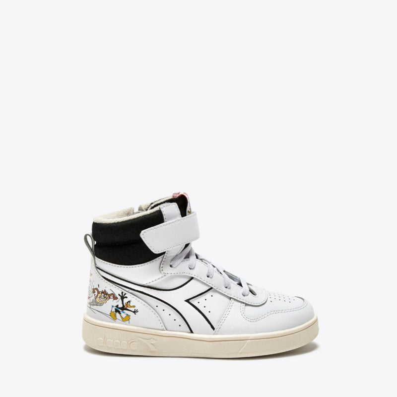 DIADORA SNEAKERS MAGIC BASKET MID PS TEAM LT 501.180915 BIANCO-NERO