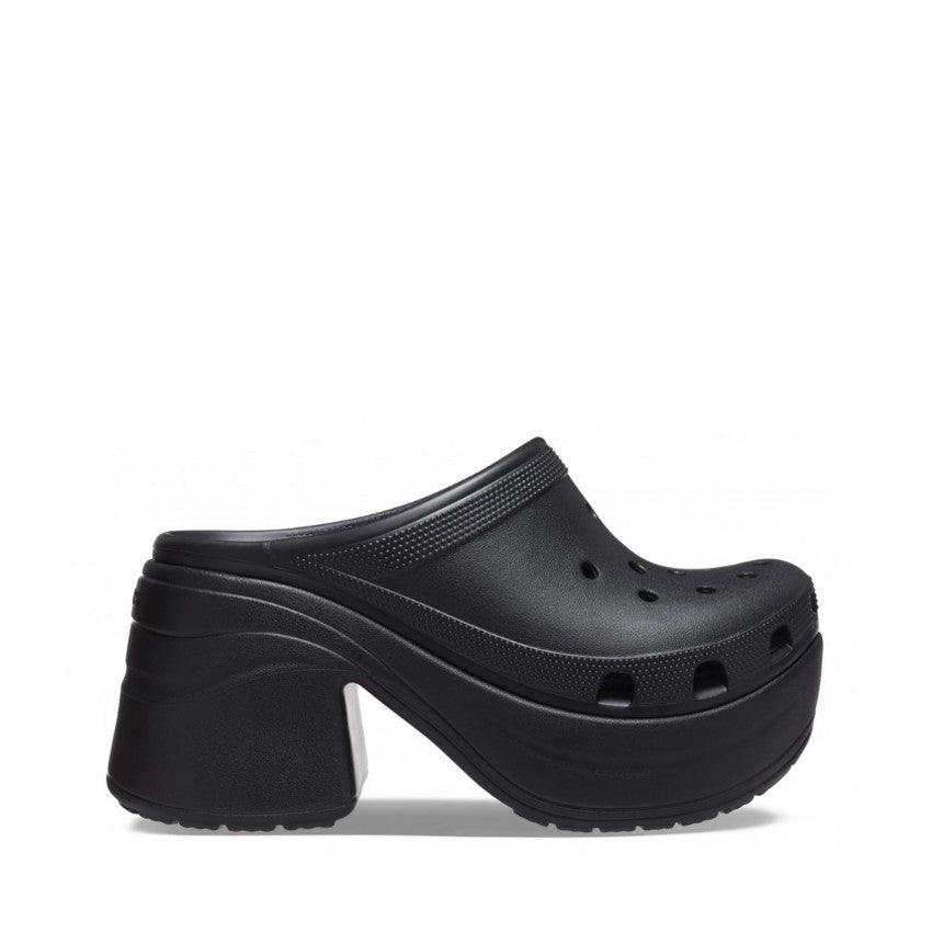 CROCS SANDALO CON TACCO SIREN CLOG W CR208547 NERO RINEO Calzature