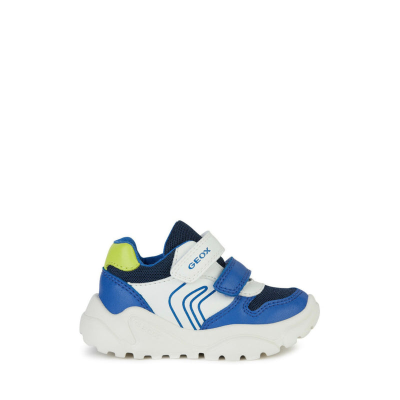GEOX SNEAKERS CIUFCIUF BOY B455RA BIANCO-CELESTE