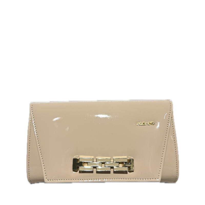 ALBANO POCHETTE A1064/3 VERNICE NUDE-BEIGE-ORO