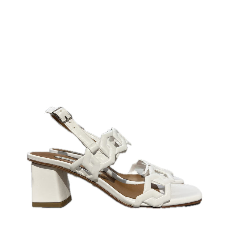 ALBANO SANDALO CON TACCO 3102 BIANCO